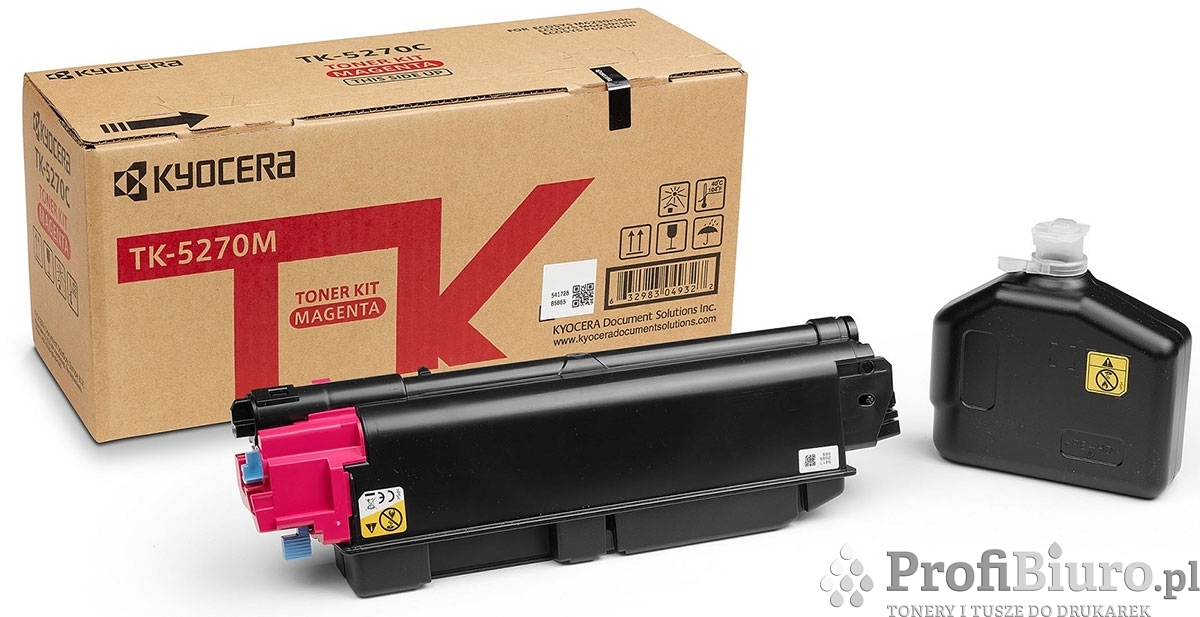 Toner Kyocera TK-5270M Magenta do drukarek (Oryginalny) [6k]