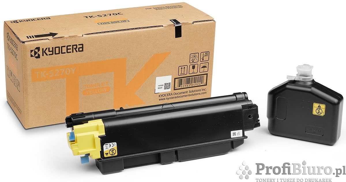 Toner Kyocera TK-5270Y Yellow do drukarek (Oryginalny) [6k]