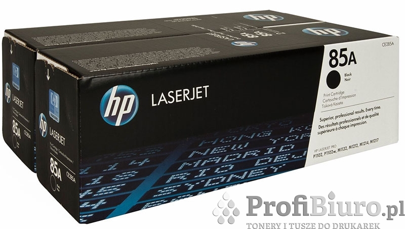 Toner HP CE285AD / HP 85A Czarny do drukarek HP (Oryginalny) - 2 pak. [2x1.6k]