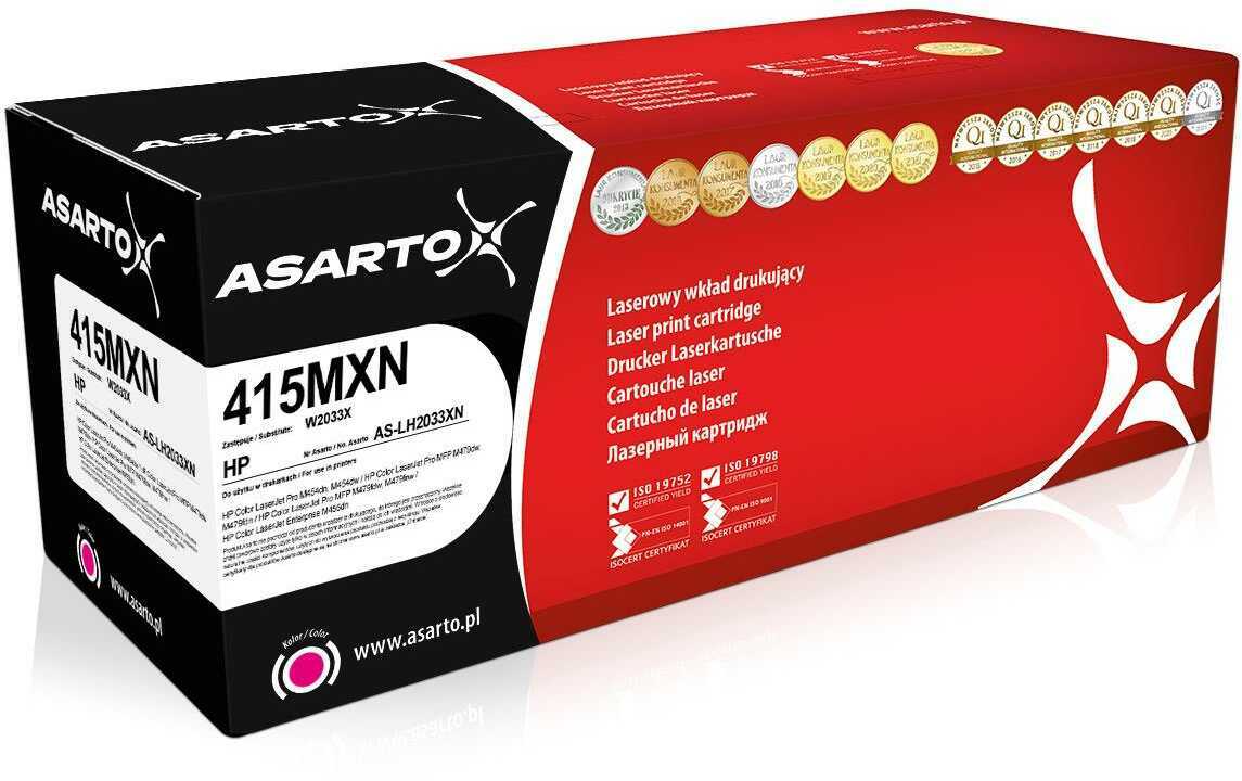 Toner AS-LH2033XN Magenta do drukarek HP (Zamiennik HP 415X / W2033X) [6k]