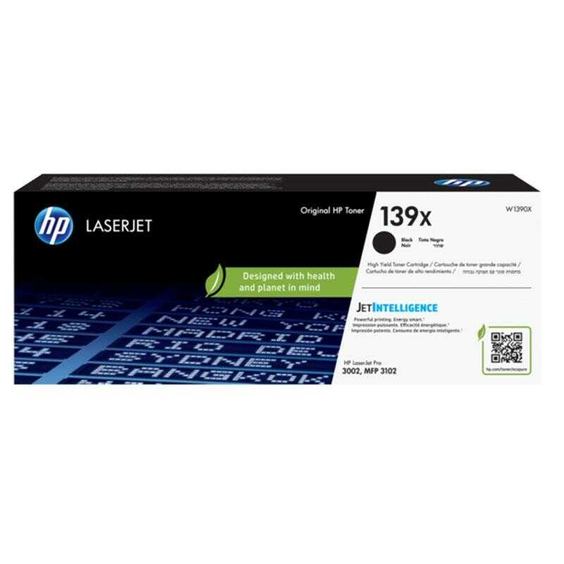 Toner HP 139X / W1390X Czarny do drukarek (Oryginalny) [4k]