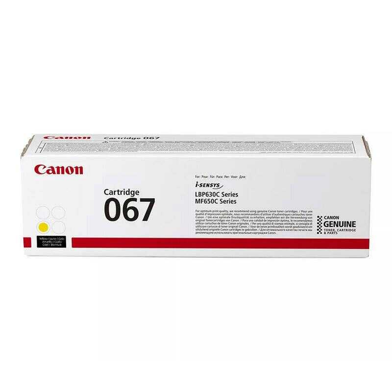 Toner Canon 067 / CRG-067Y / 5099C002 Yellow do drukarek (Oryginalny) [1.25k]