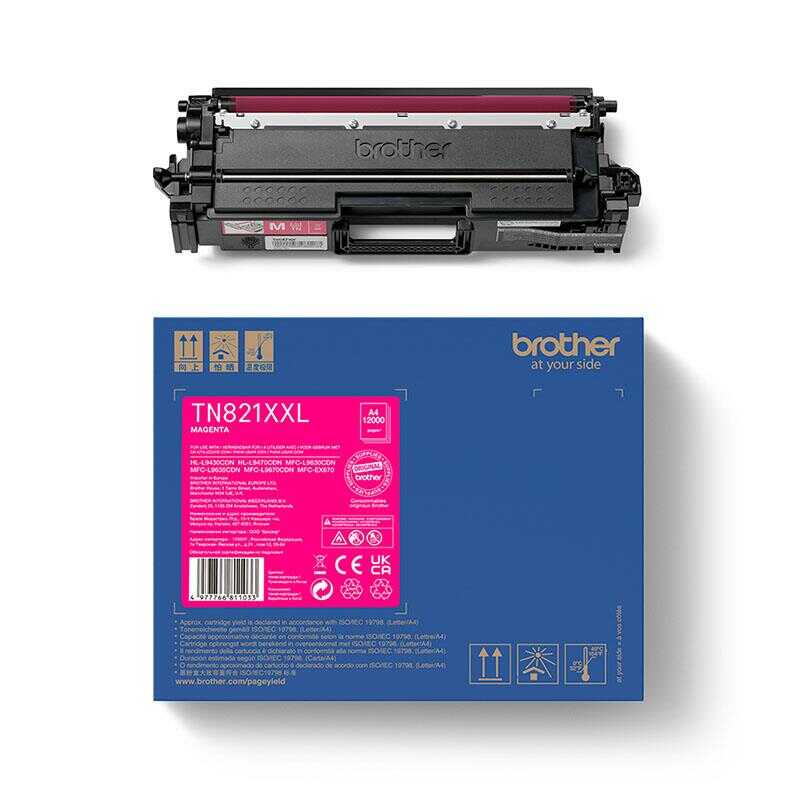 Toner Brother TN821XXLM Magenta do drukarek (Oryginalny) [12k]