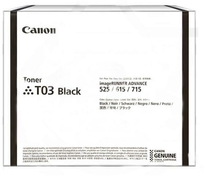Toner Canon T03 / 2725C001 Czarny do drukarek (Oryginalny) [51.5k]