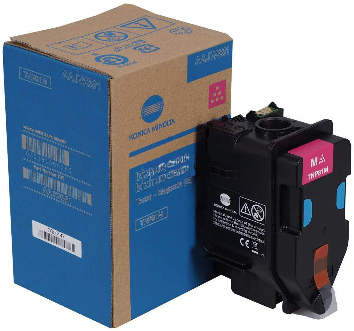 Toner Konica Minolta TNP-81M / AAJW351 Magenta do drukarek (Oryginalny) [9k]