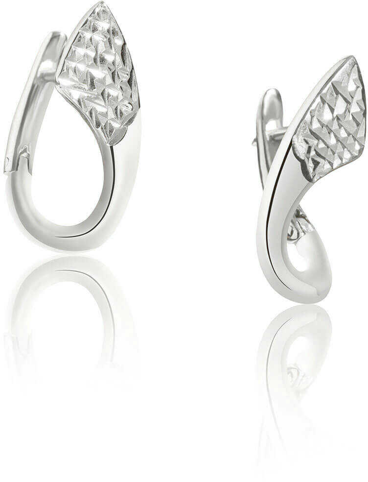 Kolczyki Nowoczesna Elegancja srebrne