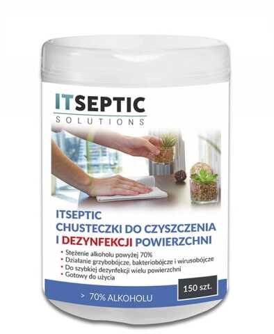 Chusteczki do czyszczenia i dezynfekcji powierzchni ITSEPTIC, 150szt.