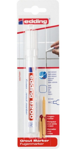 Marker do odświeżania fug e-8200/1 BL EDDING, blister, biały