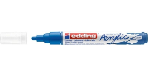 Marker akrylowy e-5100 EDDING, 2-3 mm, matowy błękit gencjanowy