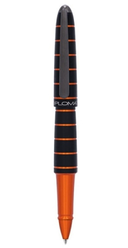 Pióro kulkowe DIPLOMAT Elox, czarne/pomarańczowe