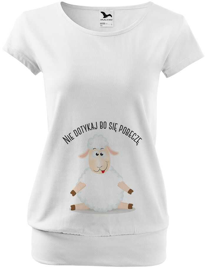 Koszulka ciążowa Przyszła Mama - Nie dotykaj bo się pobeczę