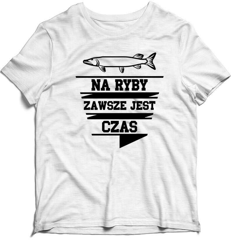 KOSZULKA MĘSKA - Na ryby zawsze jest czas