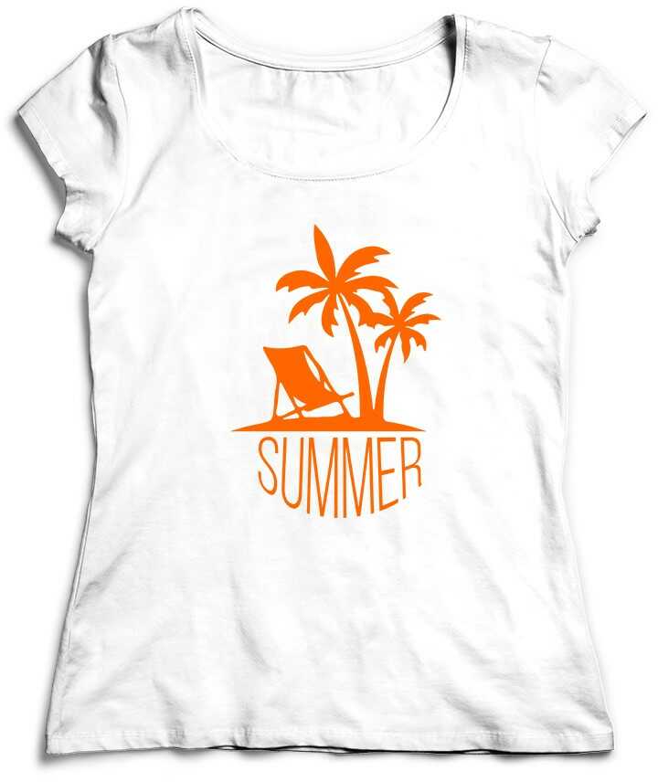 Koszulka damska - SUMMER BEACH - Lato Wakacje