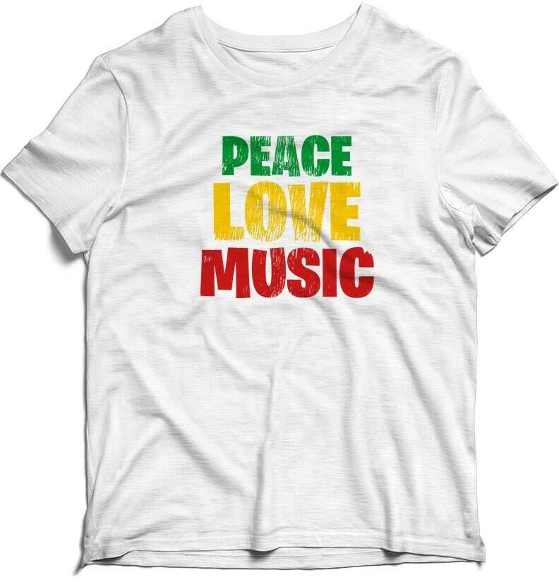 KOSZULKA MĘSKA - Peace Love Music