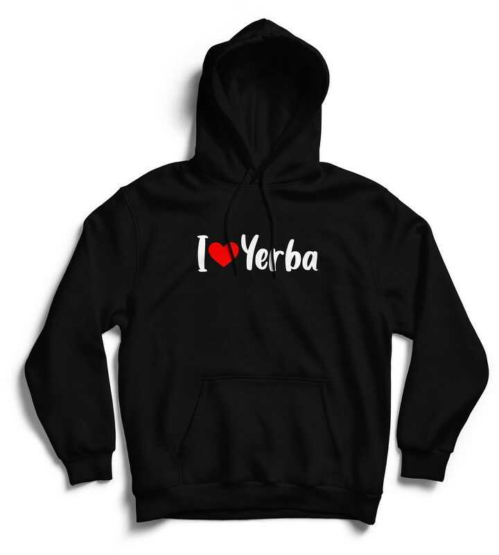 Bluza z kapturem - I LOVE YERBA