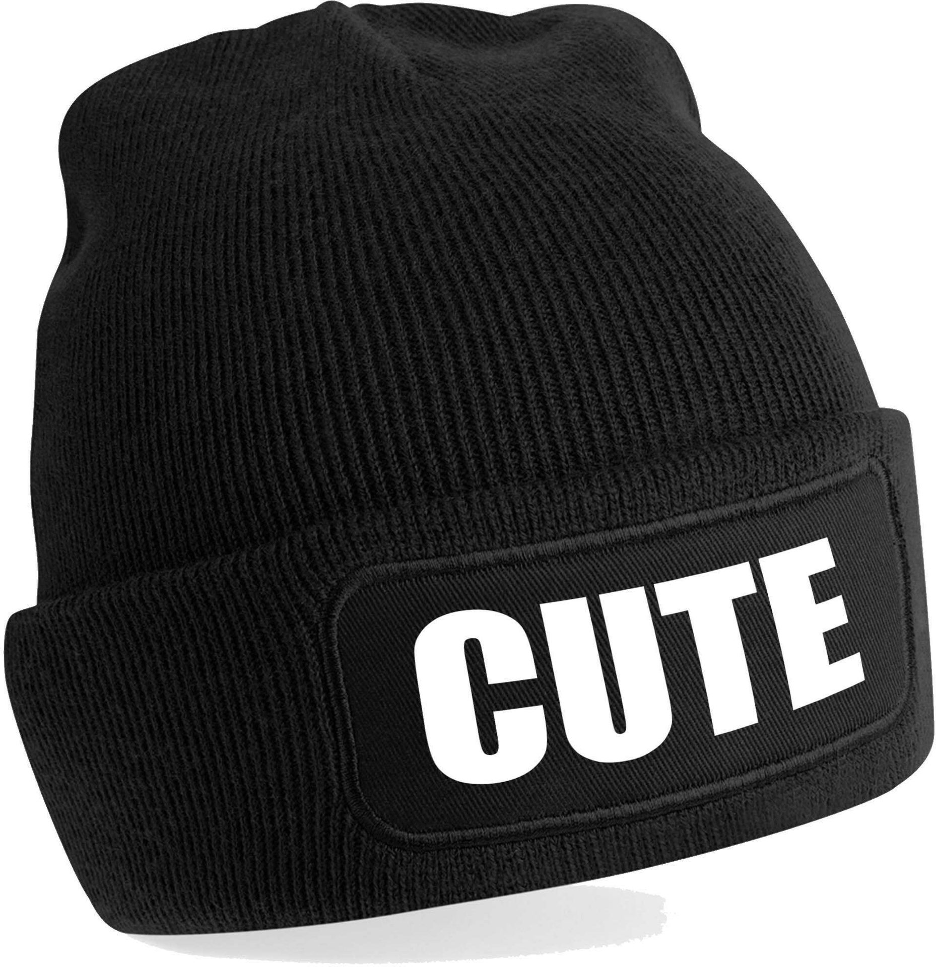 Czapka Bawełniana Zimowa BEANIE CUTE na PREZENT