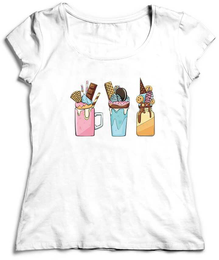 Koszulka damska - Lody - Lato Wakacje