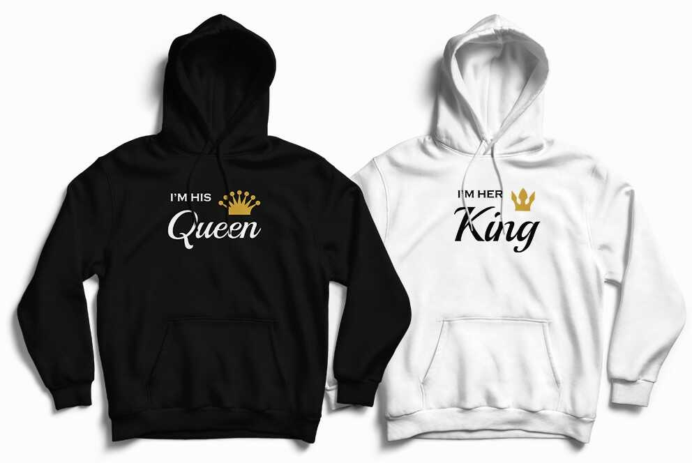 Bluzy dla par - Queen & King