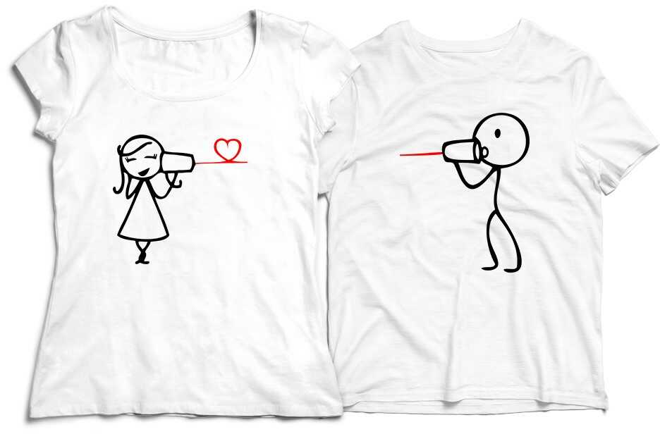 Koszulki dla par - miłość
