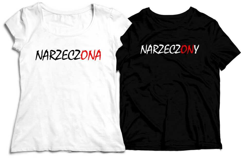 Koszulki dla par - narzeczona narzeczony