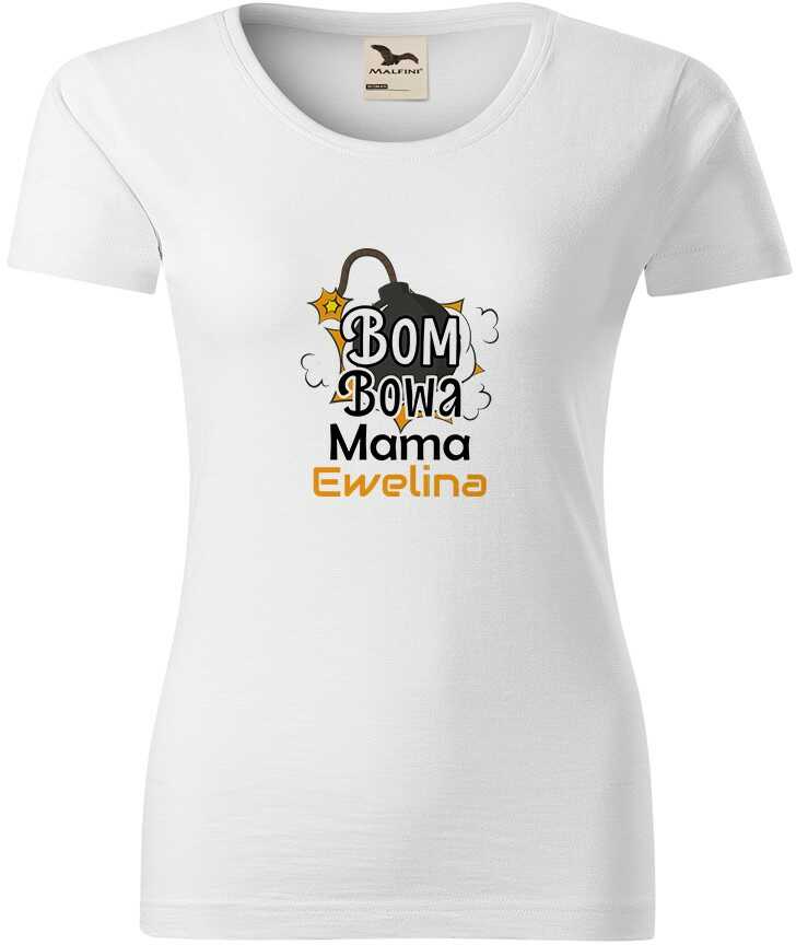 Koszulka Bombowa mama z imieniem