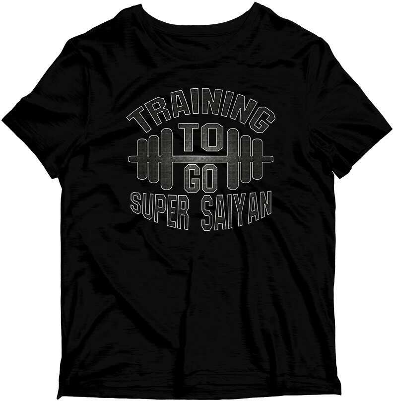 Koszulka Training To Go Super Saiyan Siłownia