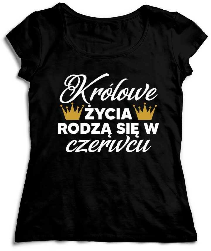 Koszulka na prezent - Królowie życia rodzą się w