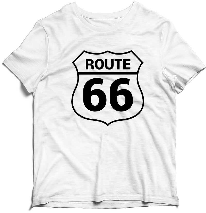 Koszulka Route 66 Podróżnika