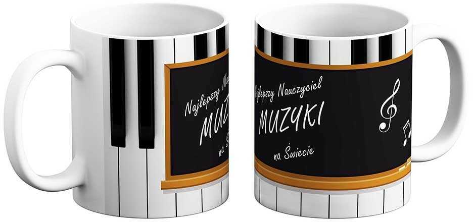 Kubek na Dzień Nauczyciela - Najlepszy Nauczyciel Muzyki na świecie Muzyka