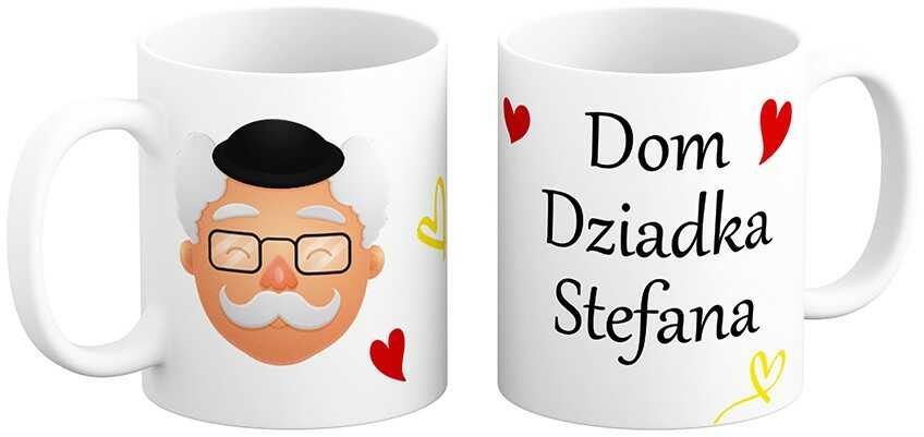 Kubek na Dzień DZIADKA - Dom Dziadka + Imię Prezent