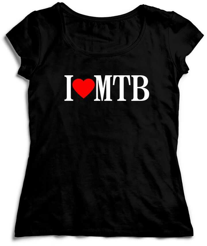 Koszulka Dla Rowerzystów I Love MTB