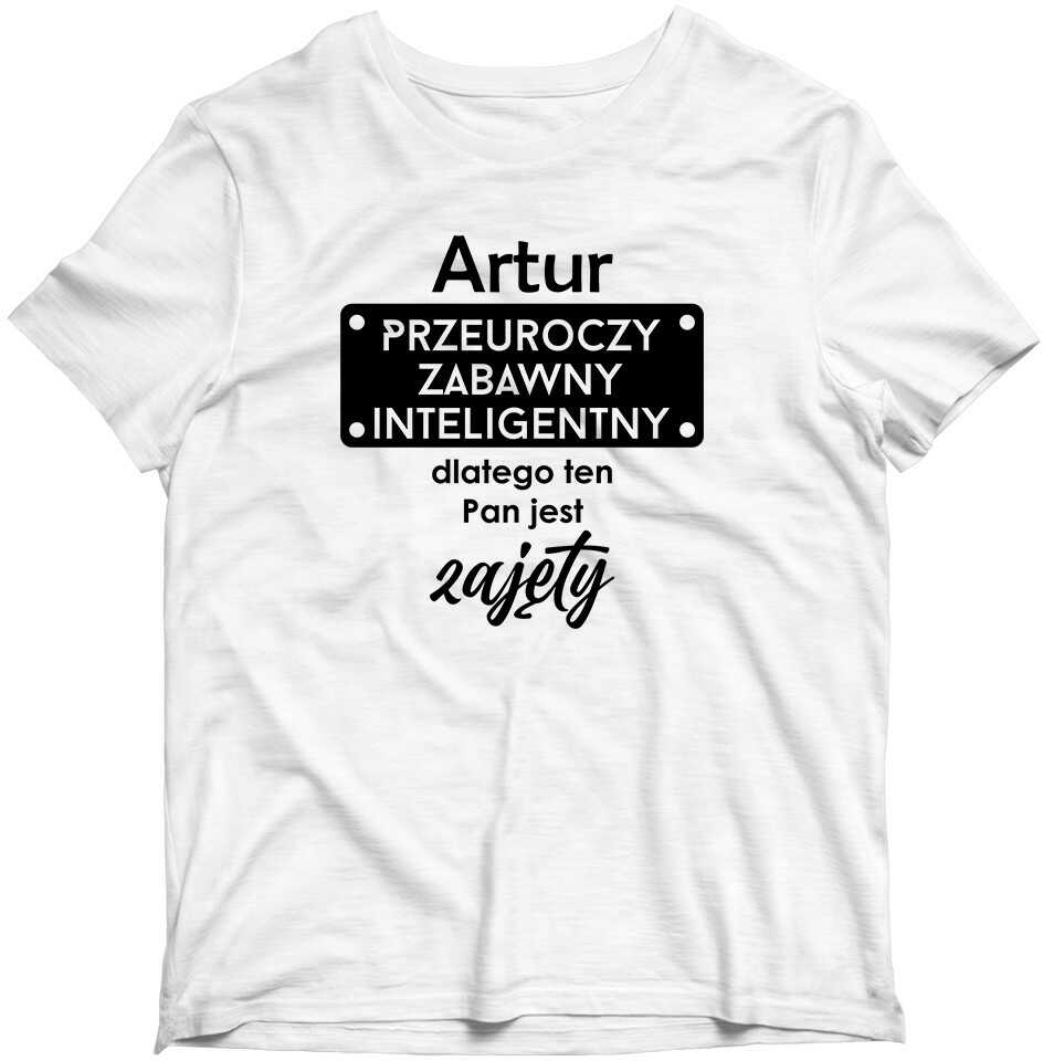 Koszulka Przeuroczy zabawny inteligentny - dlatego ten pan jest zajęty