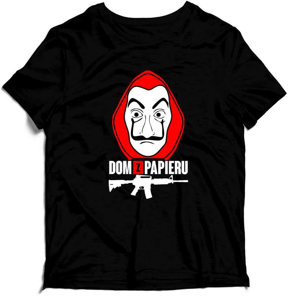 KOSZULKA DOM Z PAPIERU LA CASA DE PAPEL MĘSKA