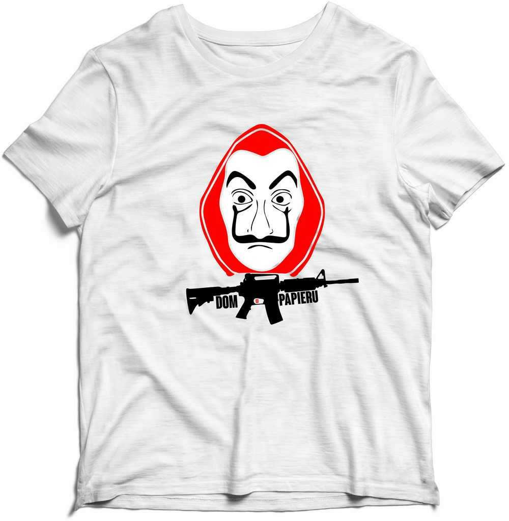 KOSZULKA DOM Z PAPIERU LA CASA DE PAPEL MĘSKA