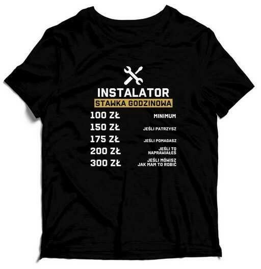 KOSZULKA MĘSKA - Instalator