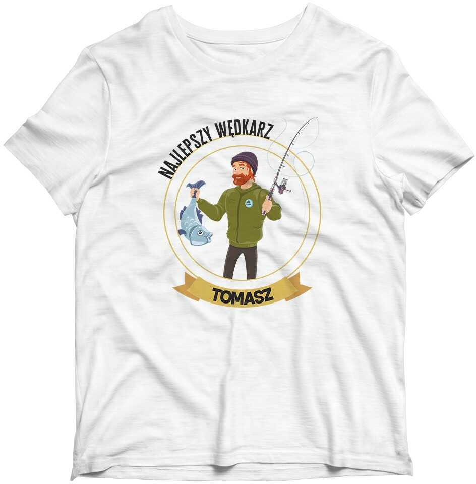 Koszulka Najlepszy wędkarz z imieniem