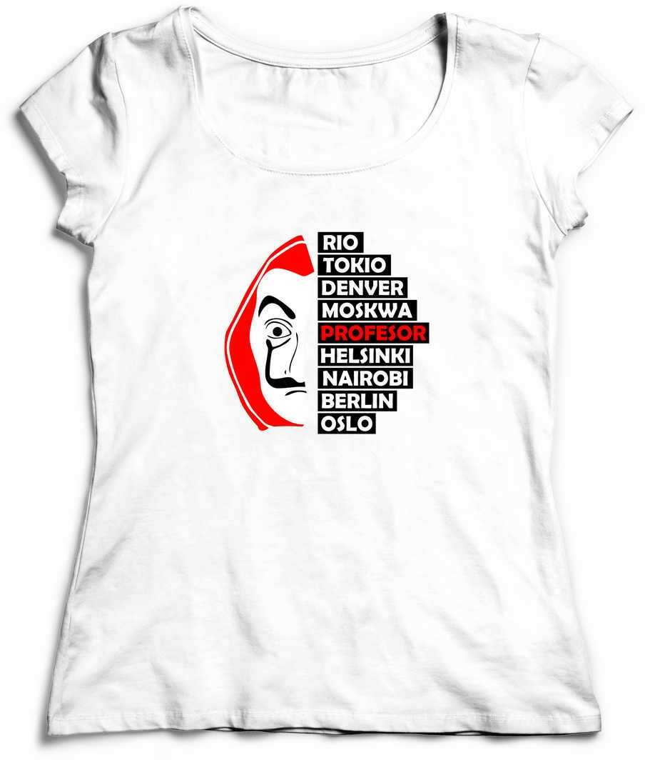 KOSZULKA DOM Z PAPIERU LA CASA DE PAPEL DAMSKA