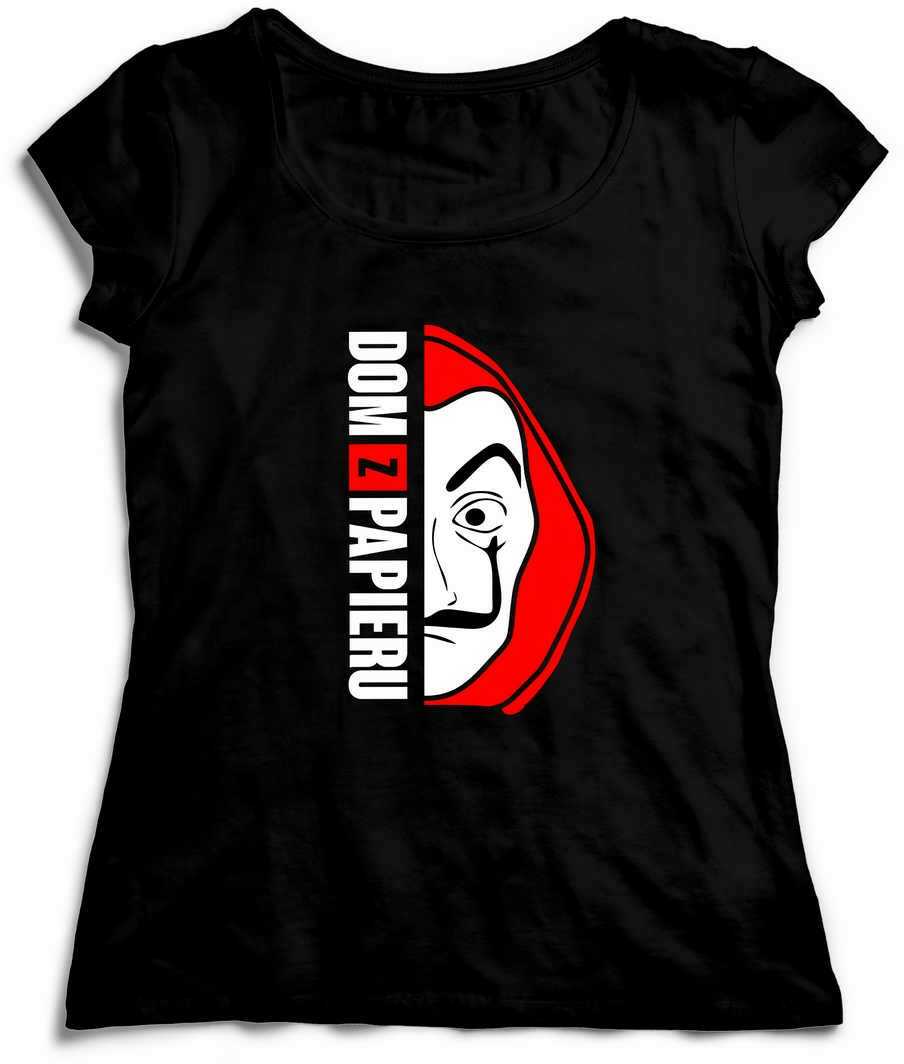 KOSZULKA DOM Z PAPIERU LA CASA DE PAPEL DAMSKA