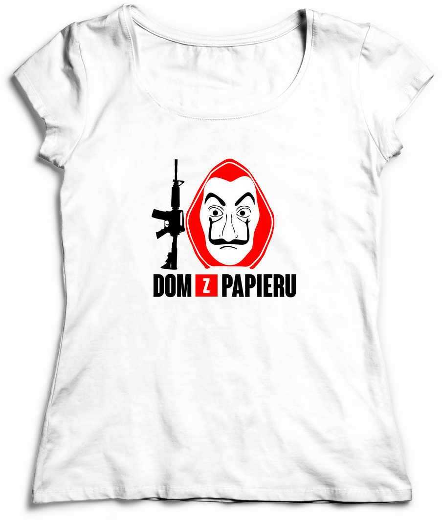 KOSZULKA DOM Z PAPIERU LA CASA DE PAPEL DAMSKA