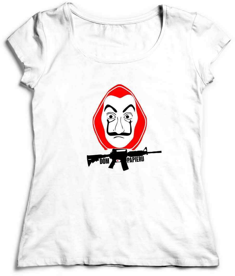 KOSZULKA DOM Z PAPIERU LA CASA DE PAPEL DAMSKA