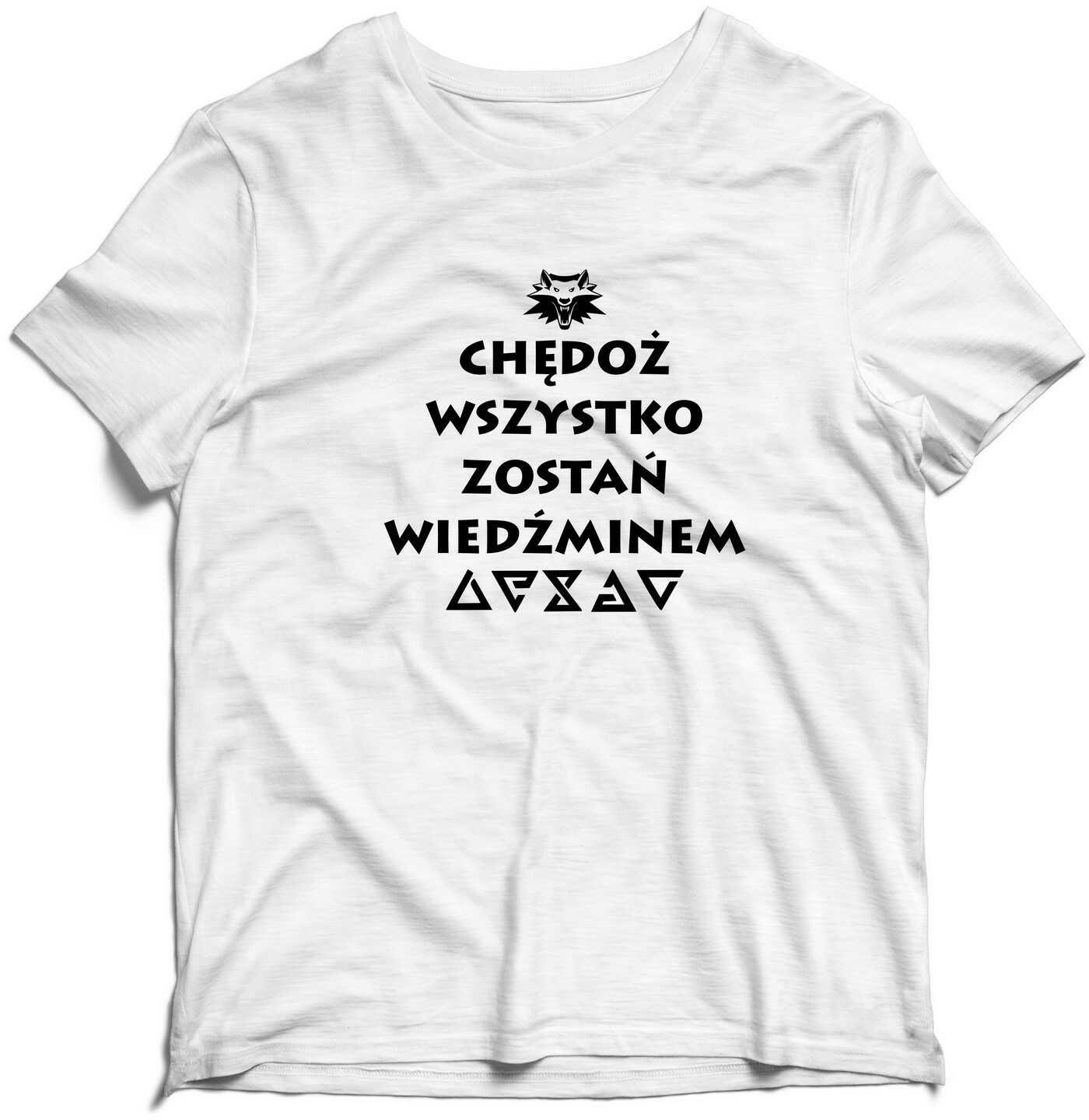 KOSZULKA Wiedźmin CHĘDOŻ WSZYSTKO ZOSTAŃ WIEDŹMINEM