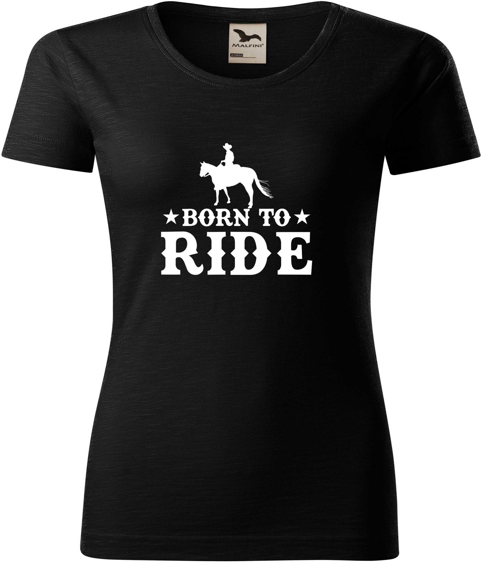 Koszulka Born to ride Prezent T-shirt konie