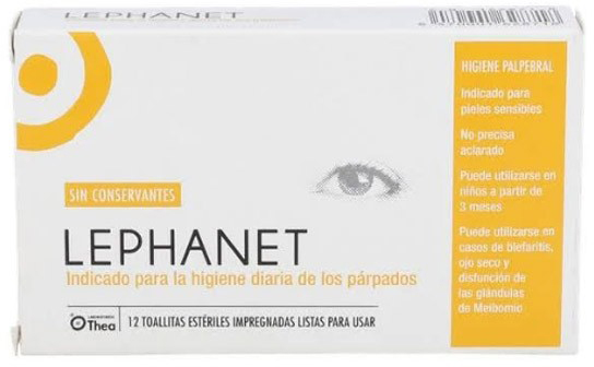 Chusteczki nawilżane do oczu Thea Lephanet Eye Cleansing Wipes 12 szt