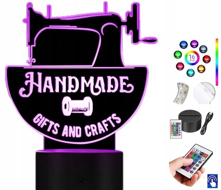 Lampka Na Biurko Zakład Krawiecki Krawcowa Plexido