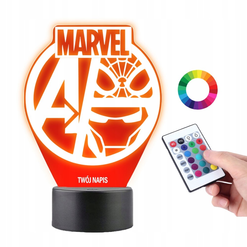 Lampka na Biurko Statuetka Led Studio Marvel Filmy