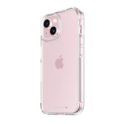 Etui PANZERGLASS HardCase do Apple iPhone 15 Przezroczysty + Szkło hartowane Ultra-Wide Fit + Szkło hartowane na obiektyw PicturePerfect Lens