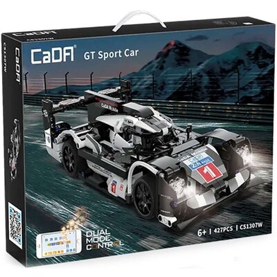 Klocki CaDA Zdalnie sterowane duże auto sportowe 31 cm GT Sport Car 427 elementów RC