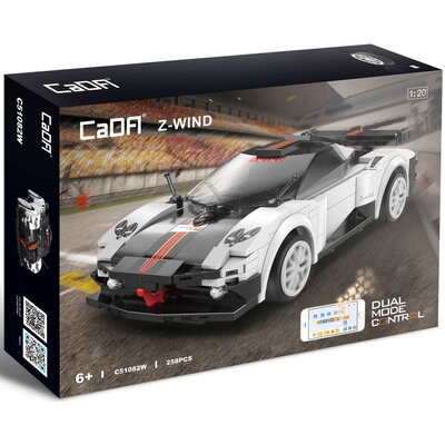 Klocki CaDA Zdalnie sterowane auto sportowe Z-Wind Sports Car 258 elementów RC