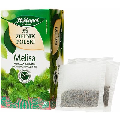 ZIELNIK POLSKI Herbapol Zielnik Polski Herbatka ziołowa melisa 40 g (20 x 2 g)