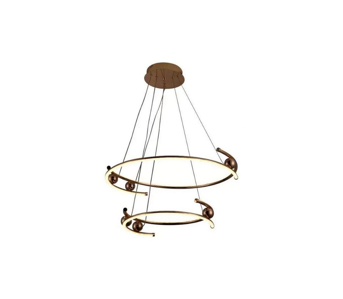 LED Ściemnialny żyrandol na lince LED/80W/230V 3000-6500K + pilot zdalnego sterowania